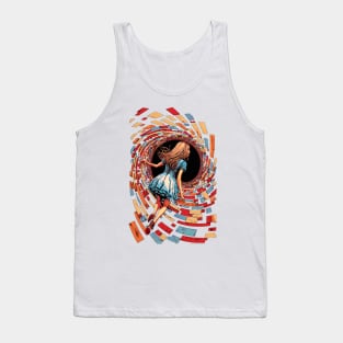 Alice in Wonderland inspired fantasy world Tank Top